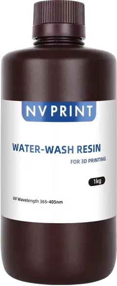 Фотополимерная смола для 3D-принтера NV Print NV-3D-WATER-WASHABLE-RESIN-WHITE (1кг, белый) — фото 1