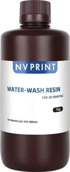 Фотополимерная смола для 3D-принтера NV Print NV-3D-WATER-WASHABLE-RESIN-WHITE (1кг, белый) — фото 3