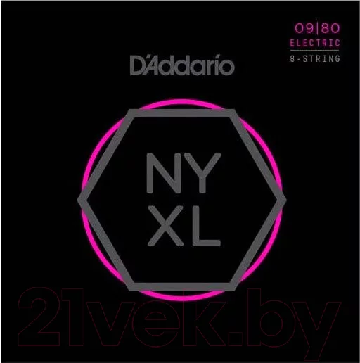 Струны для электрогитары D'Addario NYXL0980