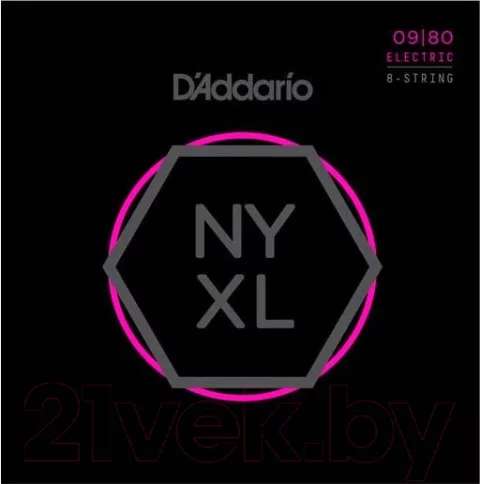 Струны для электрогитары D'Addario NYXL0980