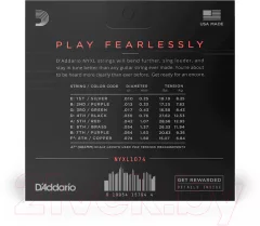 Струны для электрогитары D'Addario NYXL1074 10-74 — фото 3