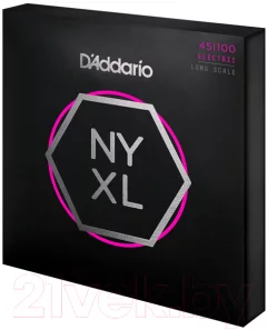 Струны для бас-гитары D'Addario NYXL45100 — фото 3