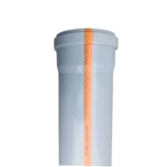 Труба внутренней канализации Valfex Optima 50 1.5м раструбом / 220500150 — фото 3