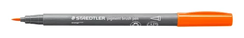 Лайнер Staedtler Pigment brush / 371-4 (оранжевый)