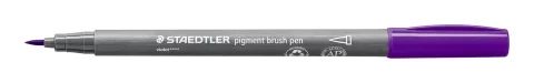 Лайнер Staedtler Pigment Brush / 371-6 (фиолетовый)