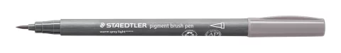 Лайнер Staedtler Pigment Brush / 371-840 (светло-серый)