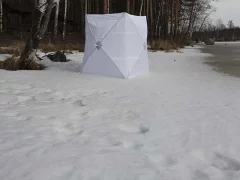 Палатка Пингвин Shelters Охотничья засидка Хант люкс зима (белый) — фото 5
