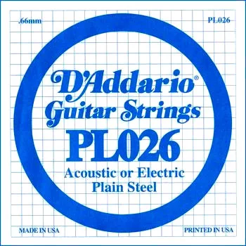 Струна для электрогитары D'Addario PL026