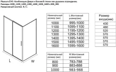 Душевая дверь Aquanet Pleasure Evo 100 / AE65-N100-GBT (золото брашированное/никель) — фото 3