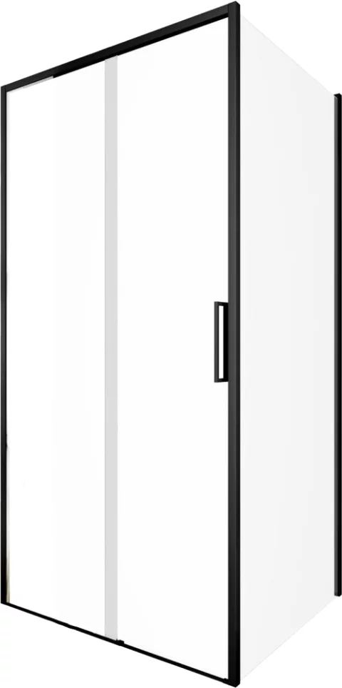 Душевой уголок Aquanet Pleasure Evo 120 / AE65-120x100-BT (черный анодированный)