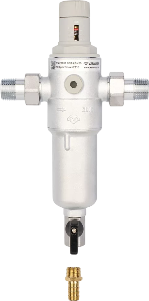 Магистральный фильтр Varmega Промывной PN25 / VM22901+Ш