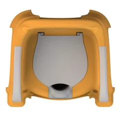 Детский горшок KidPlast Primo / PL116302 (оранжевый/темно-серый) — фото 3