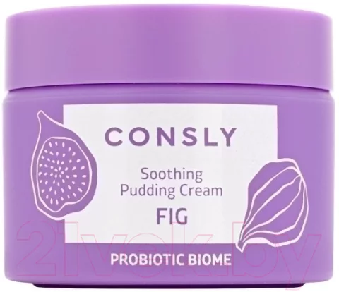 Крем для лица Consly Probiotic Biome Soothing Fig Pudding Успокаивающий (50мл)