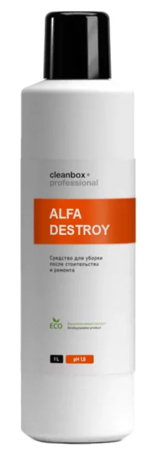 Средство для очистки после ремонта CleanBox Professional Alfa DeStroy (1л) — фото 1