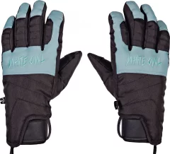 Перчатки лыжные White Owl Pro gloves WMNS / W113434 (S, черный/голубой) — фото 1
