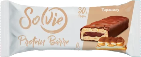 Набор протеиновых батончиков Solvie Protein Barre Тирамису (24x50г)