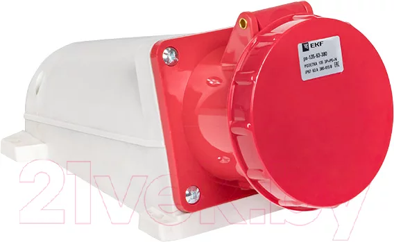 Розетка силовая EKF ps-135-63-380