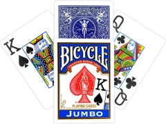 Игральные карты Bicycle Rider Back International Jumbo Index Blue / 1004380-b — фото 5