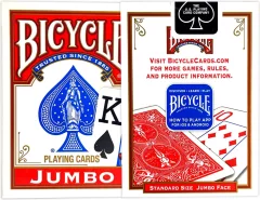 Игральные карты Bicycle Rider Back International Jumbo Index Red / 1004380-r — фото 6