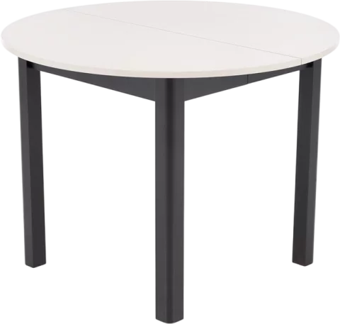Обеденный стол Halmar Ringo 102-142x102x76 (кашемир/черный)