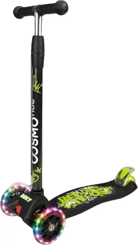 Самокат детский CosmoRide Roxy Word CR25GN (черный)