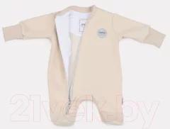 Комбинезон для малышей MOWbaby Ruby 9-12м / 153/2-9-12 (Vanilla Beige) — фото 2