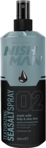 Спрей для укладки волос NishMan SeaSalt Spray 02 (200мл) — фото 3