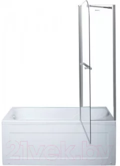 Стеклянная шторка для ванны Aquanet SG-1200 150x120 / 209412 — фото 4