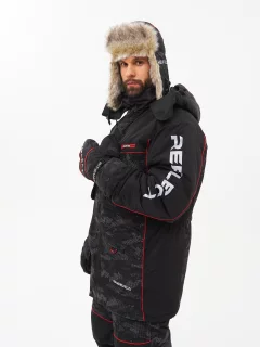 Костюм для охоты и рыбалки Huntsman Siberia Reflect V2 -50°C (р.68-70/182-188, черный) — фото 4