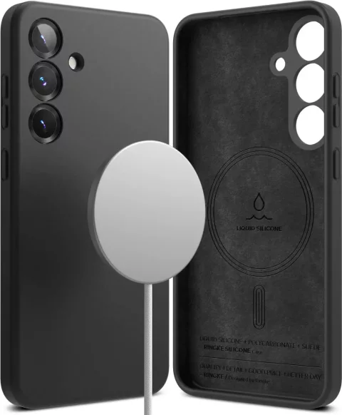 Чехол-накладка Ringke Silicone Magnetic Для Galaxy S25 Plus (черный)