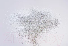 Блестки для жидких обоев Silk Plaster Точка (10гр, серебристый) — фото 2