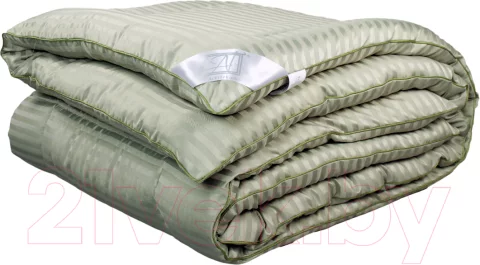 Одеяло AlViTek Silky Dream классическое-всесезонное 200x220 / ОМСВ-22 (олива)