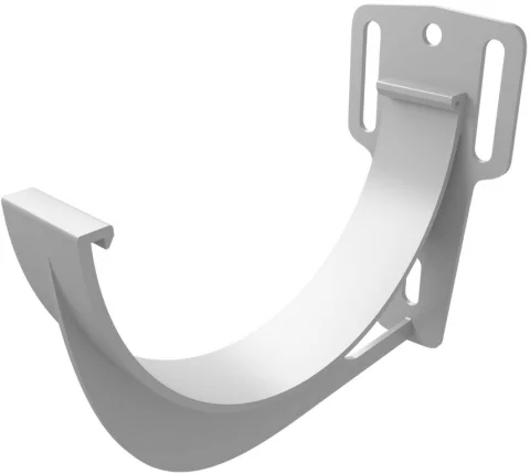 Кронштейн желоба Grand Line ПВХ Slider RAL 9003 (белый)