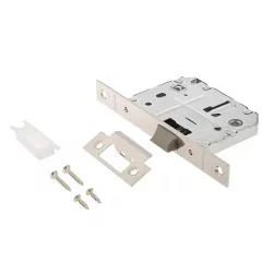 Комплект дверной фурнитуры Code Deco Slim H-40149-A-NISM с фиксатором (никель супер матовый) — фото 2