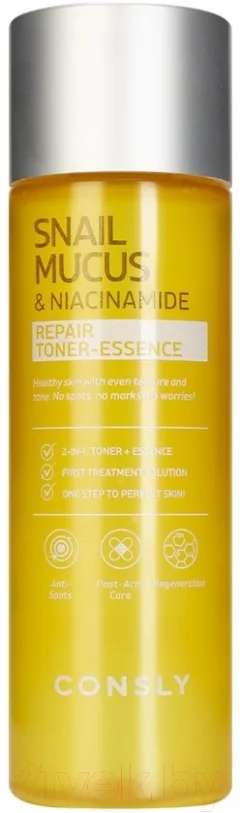 Тонер для лица Consly Snail Mucus Niacinamide Repair Toner-Essence (200мл) — фото 1