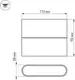 Бра уличное Arlight SP-WALL-FLAT-S110x90-2x3W Warm3000 GR / 032410 — фото 6