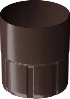 Муфта водосточная Docke Stal Premium D90 PVPM-1050 (шоколад 8019) — фото 3