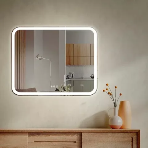 Зеркало Silver Mirrors Stiv neo P.2 100x80 / LED-00003046