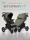 Детская универсальная коляска MOWbaby Stormy MB106 (оливковый) — фото 10