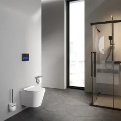 Унитаз подвесной с инсталляцией AM.PM Sunny Flashclean C85C1701SC + GROHE Rapid SL 38772001 — фото 10