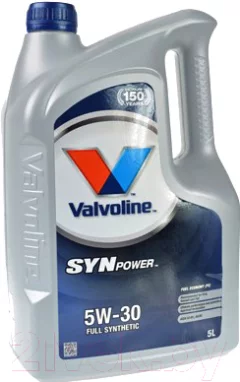 Моторное масло Valvoline SynPower FE 5W30 / 872552 (5л) — фото 1