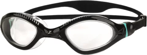 Очки для плавания ZoggS Tiger LSR+ / 461093 (Regular, черный/бирюзовый)