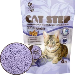 Наполнитель для туалета Cat Step Tofu Lavender / 20333021 (6л/2.7кг) — фото 2