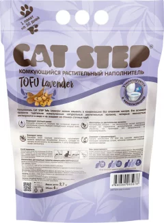 Наполнитель для туалета Cat Step Tofu Lavender / 20333021 (6л/2.7кг) — фото 4