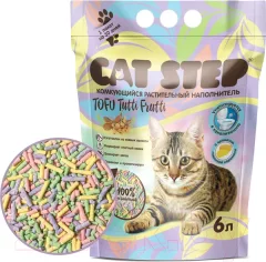 Наполнитель для туалета Cat Step Tofu Tutti Frutti / 20333013 (6л/2.7кг) — фото 5