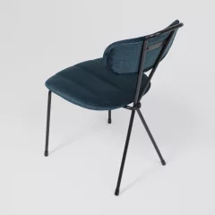 Стул AksHome Tori (темно-бирюзовый велюр Voss 86/черный) — фото 6