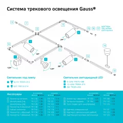 Коннектор для шинопровода Gauss TR141 — фото 7