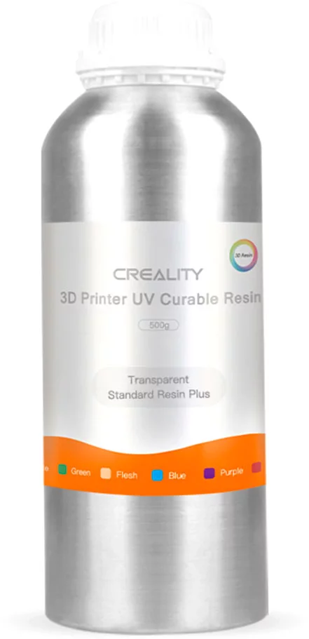 Фотополимерная смола для 3D-принтера Creality Transparent / 3302030002 (500г)