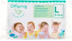 Подгузники детские Offspring Travel Pack L 9-14кг / OF02LFOA (3шт) — фото 2