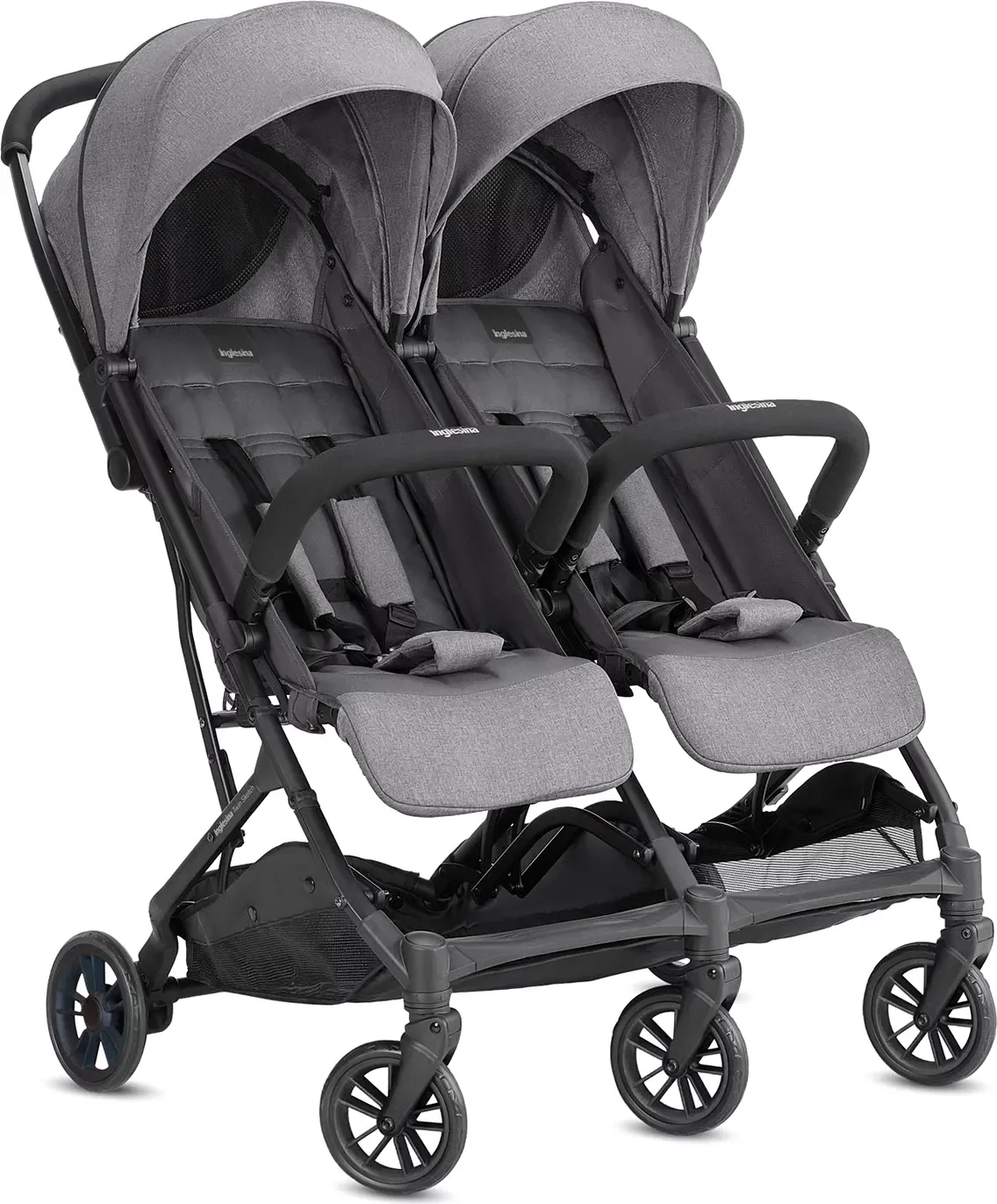 Детская прогулочная коляска Inglesina Twin Sketch / AH86R0GRY (черный/серый)